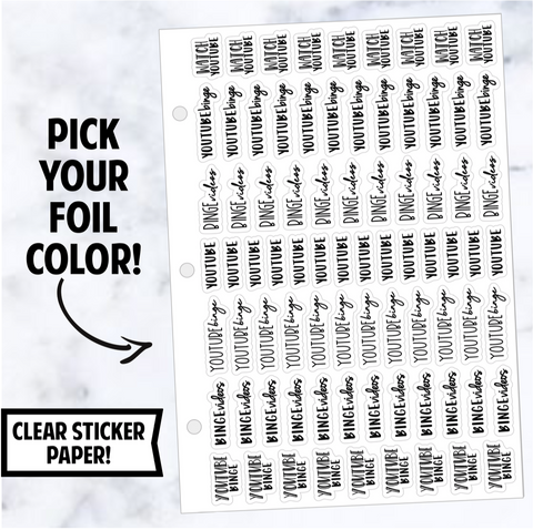 Foil Binder: YouTube Script Sampler